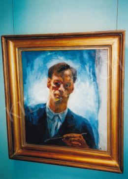  Szőnyi, István - Self-Portrait, 1928; oil on canvas; 63,5x57,3 cm, Photo: Tamás Kieselbach