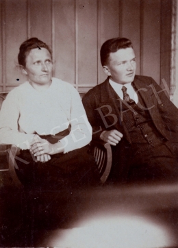 Károly Nagy - Károly Nagy with his mother