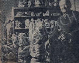 Károly Nagy - The artist with sculptures