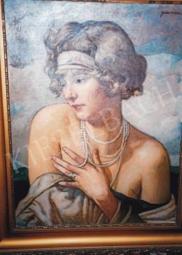  Gábor, Móric - Woman Portre with Pearl Necklace; Photo: Tamás Kieselbach