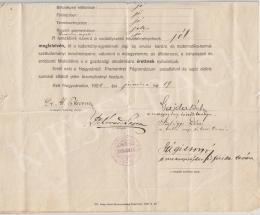 Károly Nagy - Graduate certificate