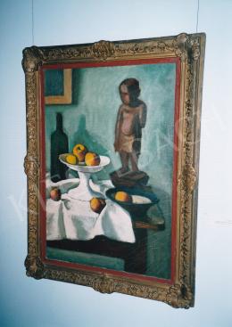  Czigány, Dezső - Still Life with Apples and a Little Boy Statue; Photo: Tamás Kieselbach