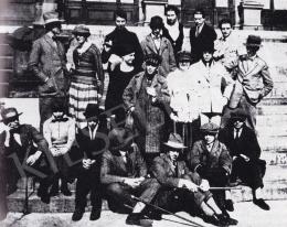 Huszár, Vilmos - Vilmos Huszár in the weimar's conference's artists, 1922