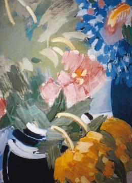  Vaszary, János - Still Life with Flowers; Photo: Tamás Kieselbach