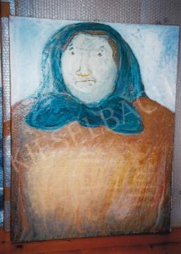  Tóth, Menyhért - Lady with Blue Head Scarf; Photo: Tamás Kieselbach