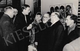  Korga, György - György Korga and Jenő Barcsay on Korga's vernissage, 29 February 1964