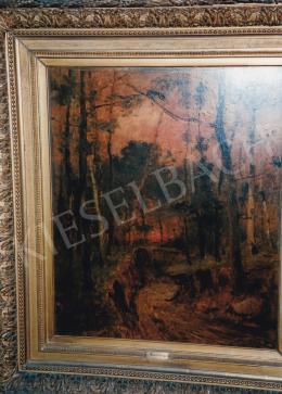  Munkácsy, Mihály - Path in the Forest; oil on canvas; Signed lower right; Photo: Kieselbach Tamás