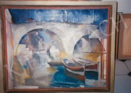 Aba-Novák, Vilmos - Bridge in Rome, 1929, oil on canvas, Signed lower left: Aba-Novák 29 Róma, Photo: Tamás Kieselbach