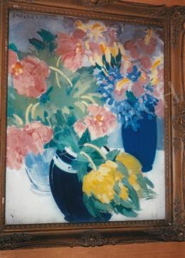  Vaszary, János - Flower Still Life; oil on canvas; Signed upper left: Vaszary J.; Photo: Kieselbach Tamás