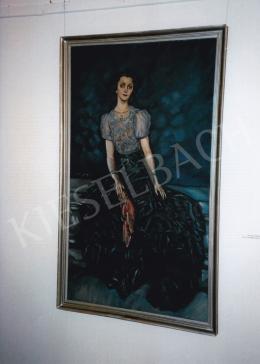  Batthyány, Gyula - Elegant Lady, oil on canvas, Signed middle left: Batthyány, Photo: Tamás Kieselbach