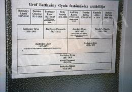  Batthyány, Gyula - Genealogical tree of painter Graf Gyula Batthyány (photo: Tamás Kieselbach)
