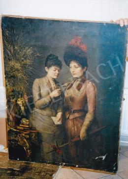 Vastagh, György - Sisters, oil on canvas, Photo: Tamás Kieselbach