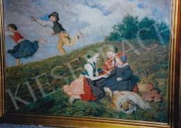  Glatz, Oszkár - Children Playing, oil on canvas, Photo: Tamás Kieselbach