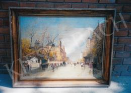  Berkes, Antal - Street Scene, oil on canvas, Signed lower left: Berkes A., Photo: Tamás Kieselbach