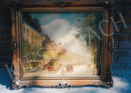  Berkes, Antal - Street Scene, oil on canvas, Signed lower right: Berkes A., Photo: Tamás Kieselbach