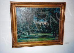  Kmetty, János - Citypark, oil on canvas, Signed lower right: Kmetty, Photo: Tamás Kieselbach