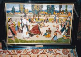 Juhász, Árpád - Revelry, oil on canvas, Signed lower right: Juhász Á., Photo: Tamás Kieselbach