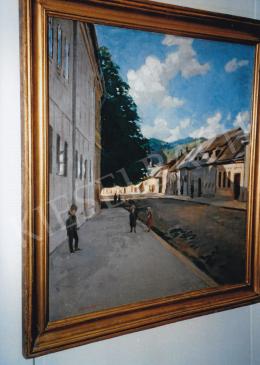  Ferenczy, Valér - Street Scene, oil on canvas, Signed lower left: Ferenczy Valér, Photo: Tamás Kieselbach