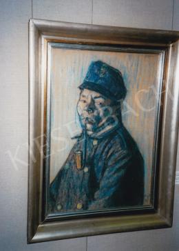 Nagy, István - Soldier, 1915; pastel on paper; Signed lower right: Nagy István 1915; Photo: Tamás Kieselbach