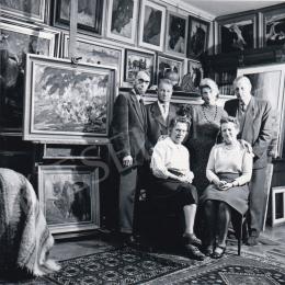  Kieselbach, Géza - Photo in Géza Kieselbach's Studio, Kieselbach Géza, Kieselbach Gyula, Kieselbach Gyuláné, Kieselbach Vilmos, Kieselbach Gézáné, Kieselbach Vilmosné