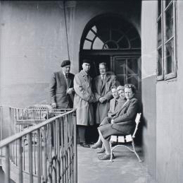  Kieselbach Géza - Harang utcai Kieselbach ház gangján, 1960  szeptember 10