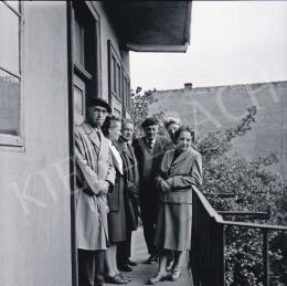  Kieselbach Géza - Harang utcai Kieselbach ház gangján, 1960  szeptember 10