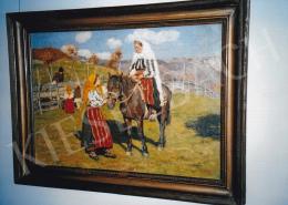  Glatz Oszkár - Oláh asszonyok a törtörcsvári szorosban, 1910,  olaj, vászon, Jelezve jobbra lent: Glatz, Fotó: Kieselbach Tamás