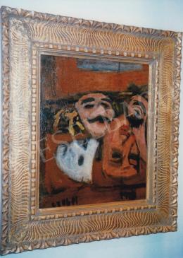  Czóbel, Béla - Masques, 1929. 57.5x47.5 cm, oil on canvas, signed lower left Czóbel and lower right 1929 (photo: Tamás Kieselbach)