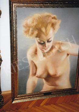  Sándor Diósi - Woman Half Nude, pastel on paper, Signed lower left: Diósi Sándor, Photo: Tamás Kieselbach