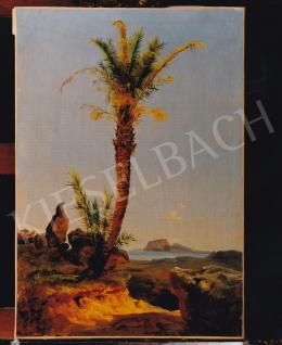 Ligeti, Antal - Palm Trees, c.1847, 53x37 cm, oil on canvas, Unsigned, Photo: Tamás Kieselbach