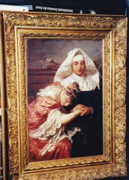  Benczúr, Gyula - Adulterous Woman, 1886, oil on canvas, Signed lower left: Benczúr Gyula, Budapest, 1886, Photo: Tamás Kieselbach