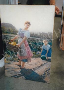  Jendrassik, Jenő - Jenő Jendrassik: Melon Harvest, 1897. 125.5x80.5 cm, oil on canvas, signed lower right: Jendrassik Jenő (photo: Tamás Kieselbach)