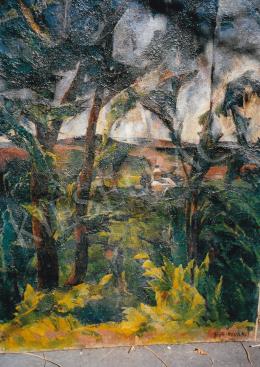 Aba-Novák, Vilmos - Felsőbánya, 1925, 121x92 cm, oil on canvas, Signed lower right: Aba Novák 25, Photo: Tamás Kieselbach