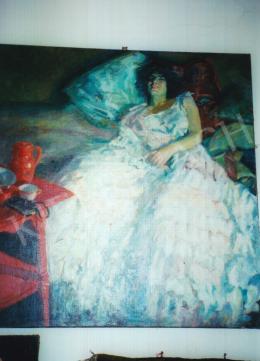 Kiss, Rezső - After Ball; oil on canvas; 111x106 cm; Signed lower left: Kiss Rodolf Paris; Photo: Kieselbach Tamás