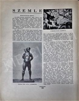  Peitler, István - An article about István Peitler in 1926