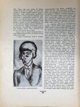  Peitler István - Peitler Istvánról szóló írás a KUT művészeti folyóirat első évfolyamában, ami 1926-ban jelent meg