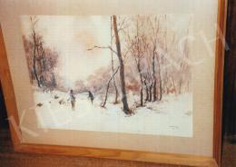 Neogrády, Antal - Snowy Landscape; oil on canvas; Signed lower right: Neogrády A.; Photo: Kieselbach Tamás