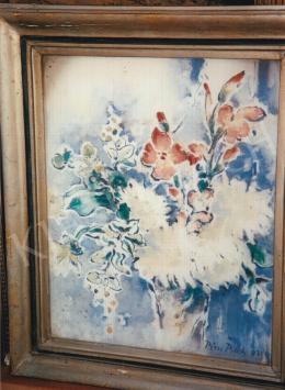 Pécsi-Pilch, Dezső - Bunch of Flowers; 1931; tempera on wood; Signed lower right: Pécsi-Pilch 931; Photo: Kieselbach Tamás