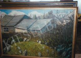 Nagy, István - Backyard, 1911; oil on canvas; Signed lower right: Nagy István; Photo: Tamás Kieselbach