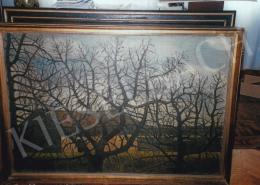 Nagy, István - Bare Trees with Houses; 1911; oil on canvas; Signed lower right: Nagy István 1911; Photo: Tamás Kieselbach