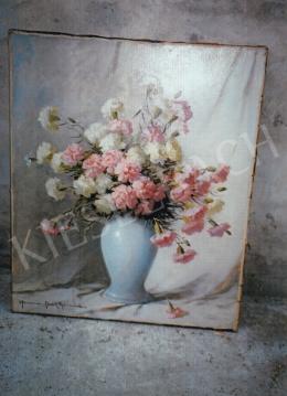  Henczné Deák, Adrienne - Flower Still Life; oil on canvas; Signed lower left: Henczné Deák Adrienne; Photo: Kieselbach Tamás