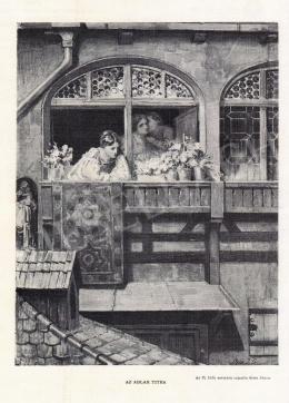  Stein, János Gábor - Secret of the Window - drawing for Új idők