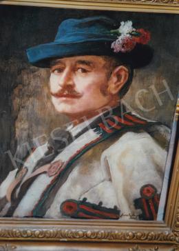 Feszty Árpád - Csikós portré; olaj, vászon; Jelezve jobbra lent: Feszty Árpád; Fotó: Kieselbach Tamás