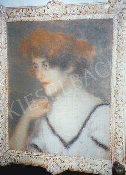Rippl-Rónai, József - Female Portrait; pastel on paper; Signed lower right; Photo: Tamás Kieselbach