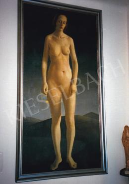  Kontuly, Béla - Nude with Flower, 1934, oil on canvas, 120,5x60 cm, Signed lower right: Kontuly Béla 1934, Carl Laszlo Collection, Photo: Tamás Kieselbach