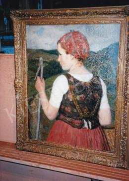  Glatz, Oszkár - Young Girl, oil on canvas, Signed lower left: Glatz 1947, Photo: Tamás Kieselbach