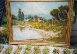 Varga, József - Gooses by the Water; oil on canvas; Signed lower right: Varga József; Photo: Kieselbach Tamás