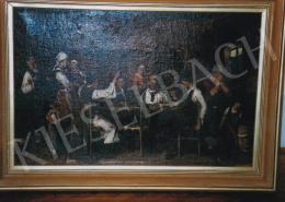 Erdélyi-Gaál, Ferenc (Francois Gall) - Tavern Scene; oil on canvas; Signed lower left; Photo: Kieselbach Tamás