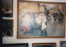  Berkes, Antal - Parisian Street; oil on canvas; Signed lower right: Berkes A.; Photo: Kieselbach Tamás