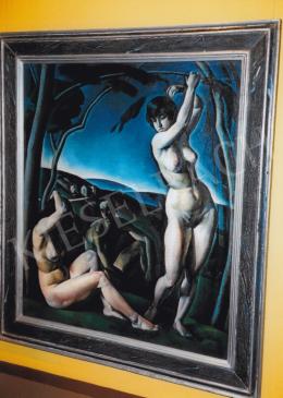  Patkó, Károly - Female Nudes; oil on canvas; Signed lower left: Patkó; Signed lower left: Patkó